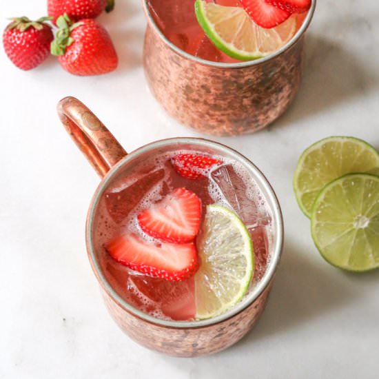 Strawberry Mexican Mule