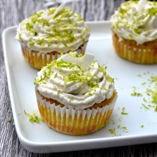 Coconut & Lime Cupcakes