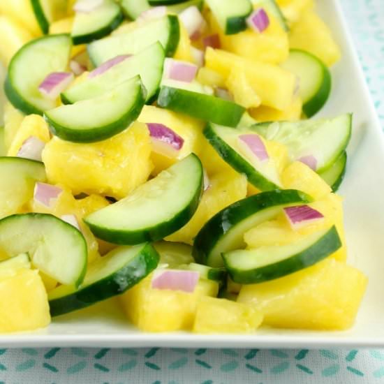 Pineapple Cucumber Salad