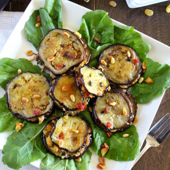 Vegan Eggplant Pockets