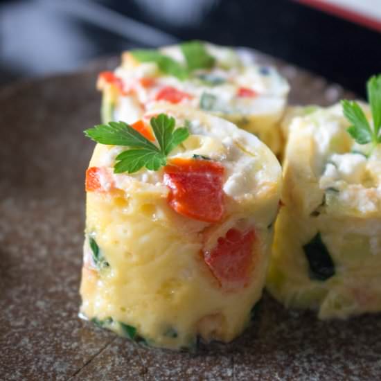 Feta Egg Rollups