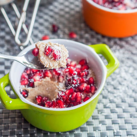 Pomegranate Coconut Chia Pudding