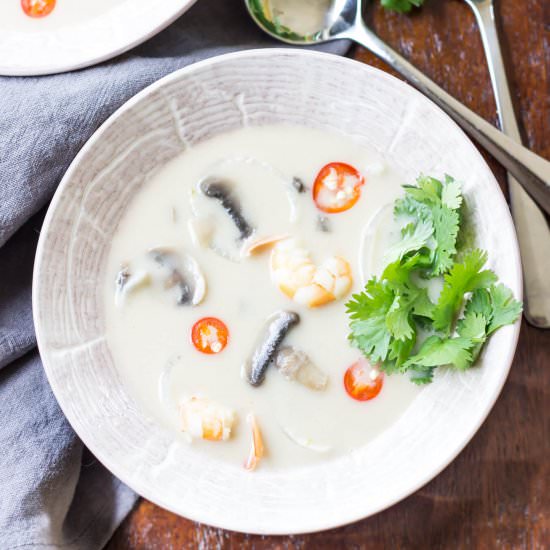 Paleo Shrimp Tom Kha Gai