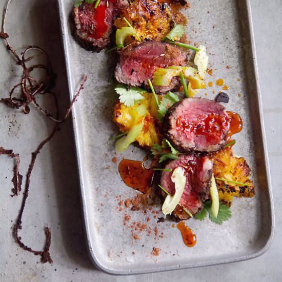 Ash-Seared Lamb Loin