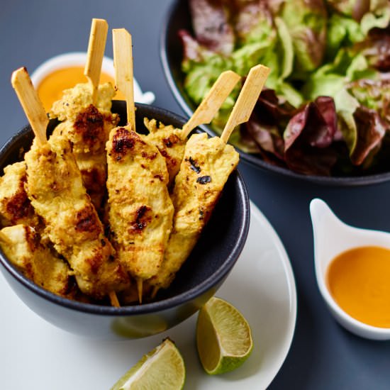 Chicken Saté Skewers