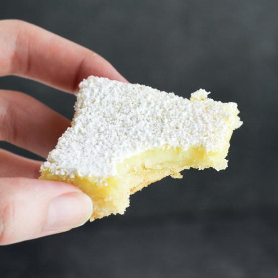 Healthy Lemon Bars