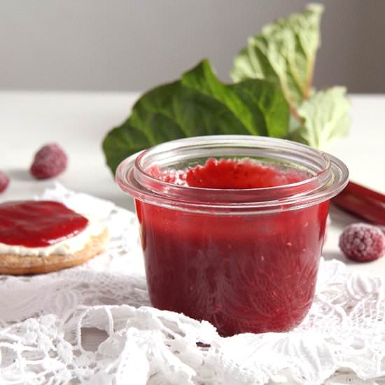 Rhubarb Raspberry Jam