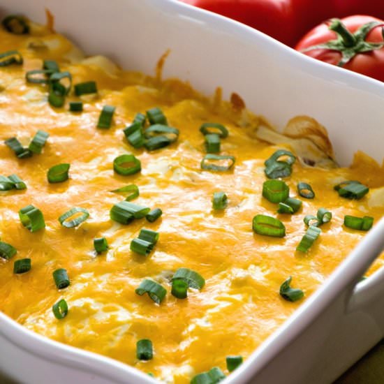 Creamy Chicken Enchiladas