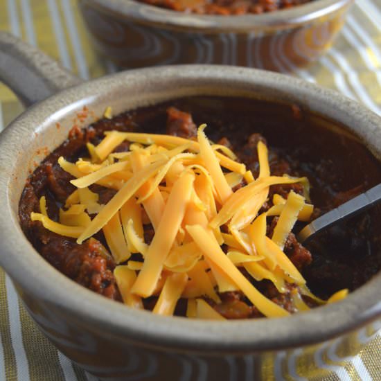 Spicy Slow Cooker Chili