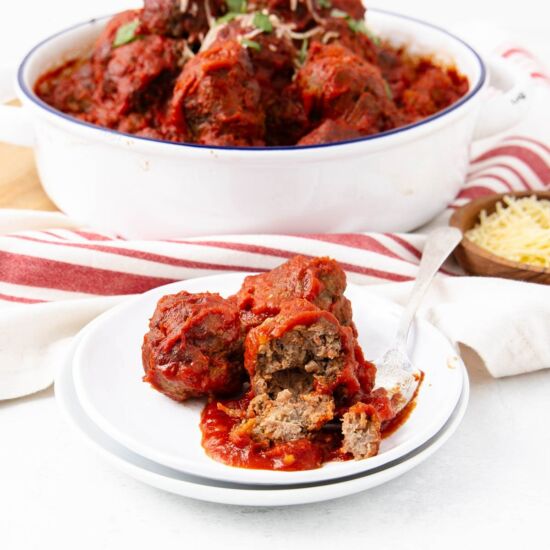 Eggplant and Beef Meatballs