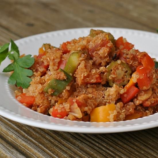 Cajun Chicken and Quinoa Skillet
