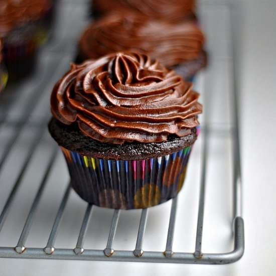 The Best Chocolate Cupcakes