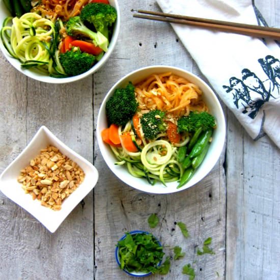 Red Curry Peanut Noodles