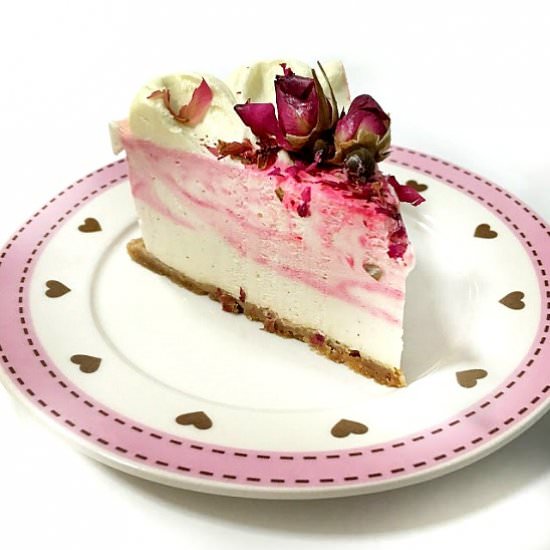 Pink No Bake Cheesecake