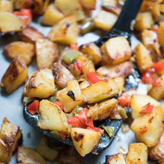 Oven Roasted Breakfast Potatoes