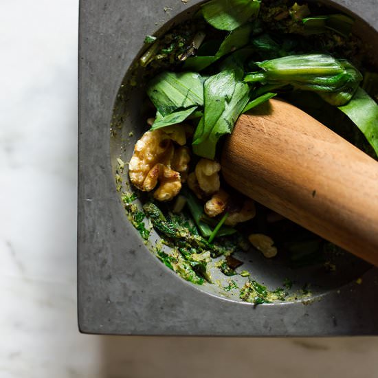 Charred Ramp Pesto
