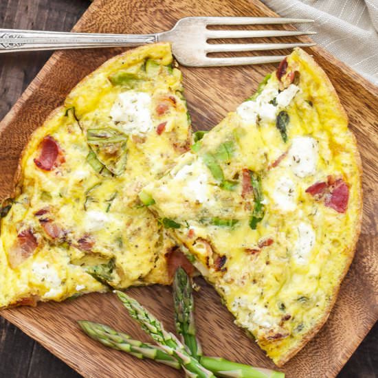 Asparagus Bacon Frittata