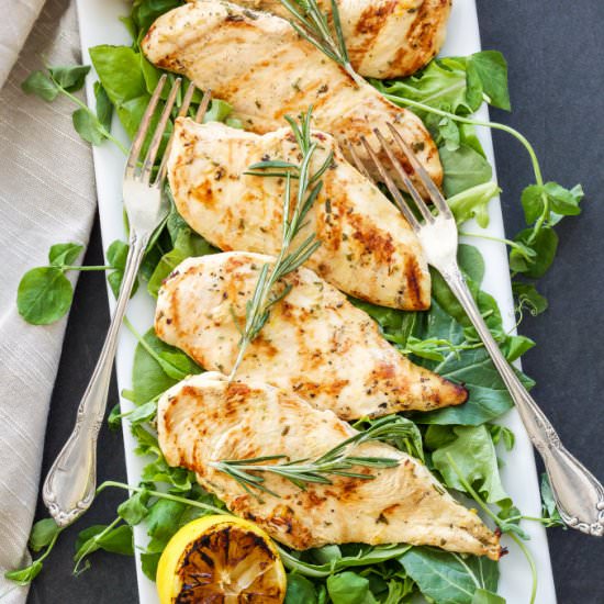Lemon Rosemary Grilled Chicken