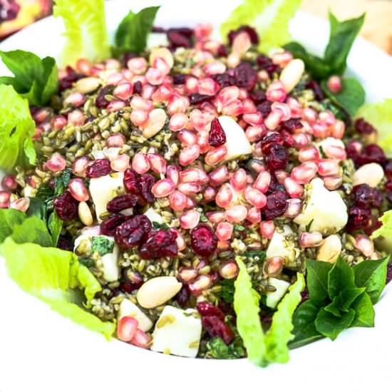 Freekeh & Pomegranate Salad