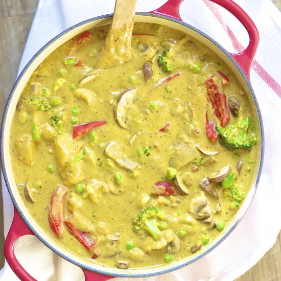Vegetable Korma {Vegan + GF}