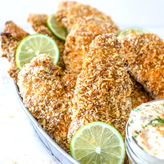 Taco Spiced Baked Chicken Tenders