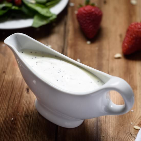 5 Ingredient Yogurt Poppy Dressing
