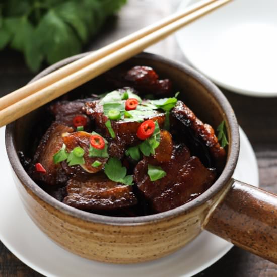 Pork Belly and Mushroom