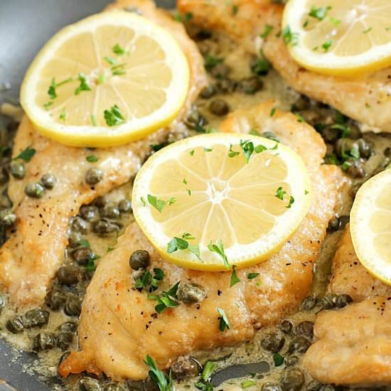 Skinny Chicken Piccata
