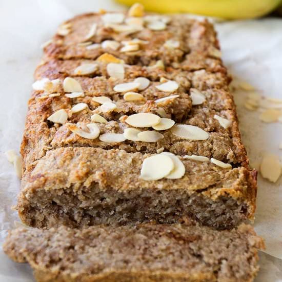 One Bowl Vegan Banana Bread Loaf