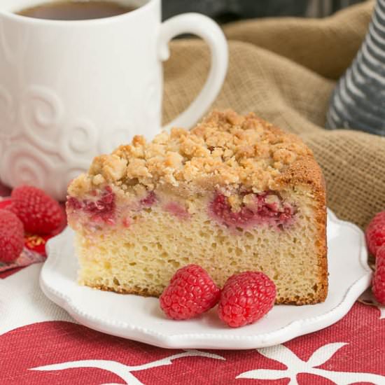 Raspberry Coffee Cake