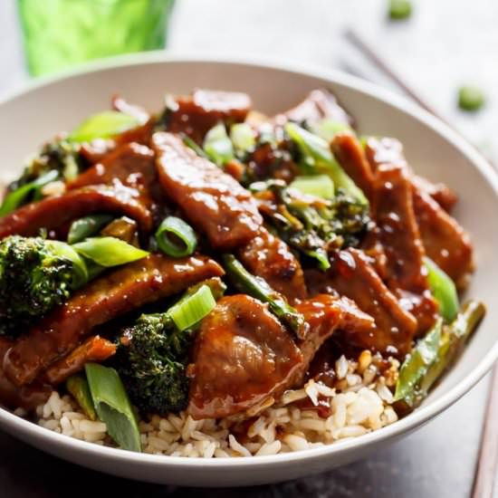 Mongolian Beef And Broccoli