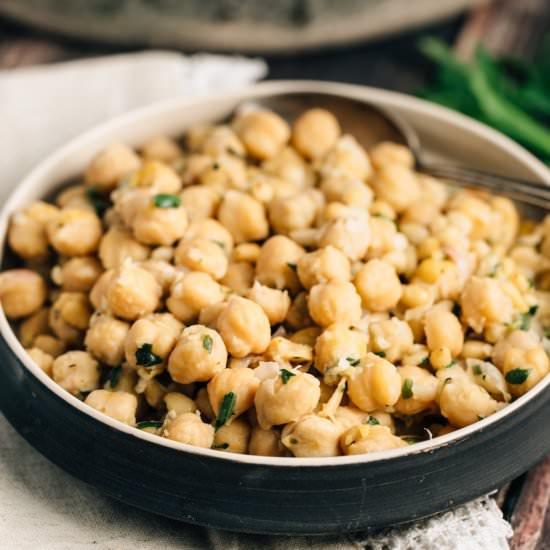 Lemon Chickpeas