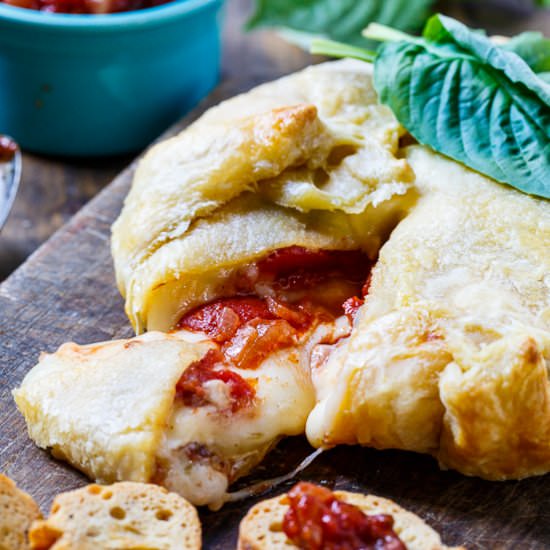 Wrapped Brie with Chutney