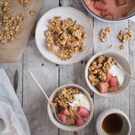 Clumpy Granola Bowl