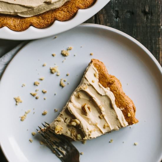 Walnut Torte with Coffee Cream