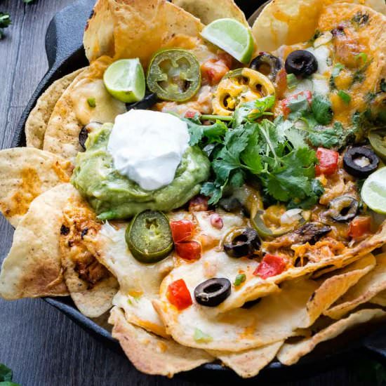Sriracha Honey Chicken Nachos