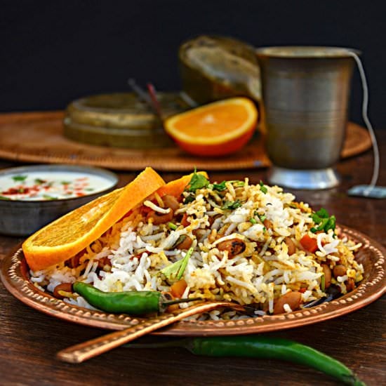 BLACK EYED BEAN CARROT BIRYANI