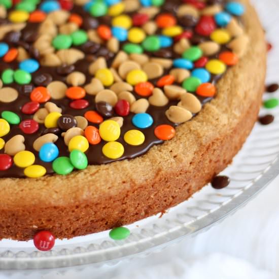 Chocolate PB Cookie Pizza