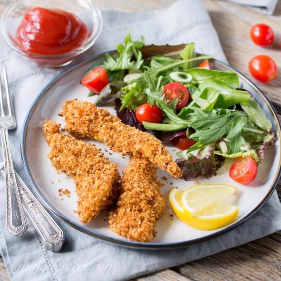 Spicy Oven-Baked Fish Sticks