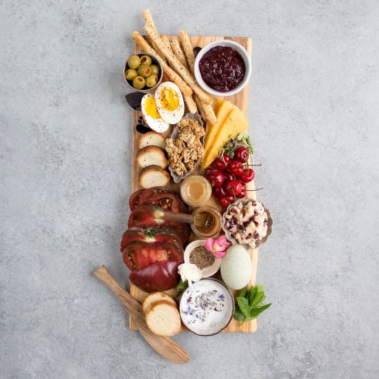 Breakfast Cheese Board