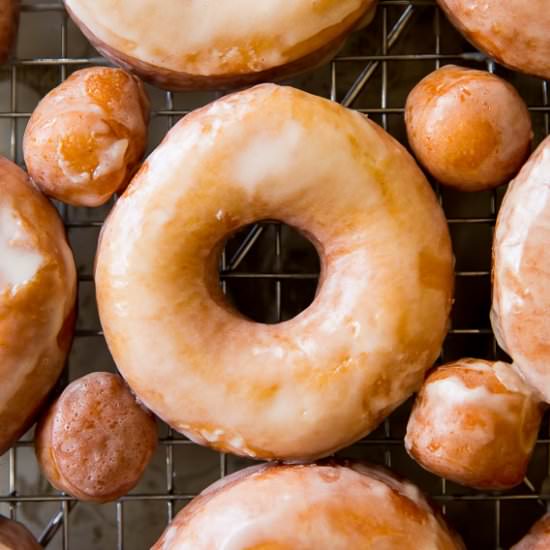 Homemade Glazed Doughnuts