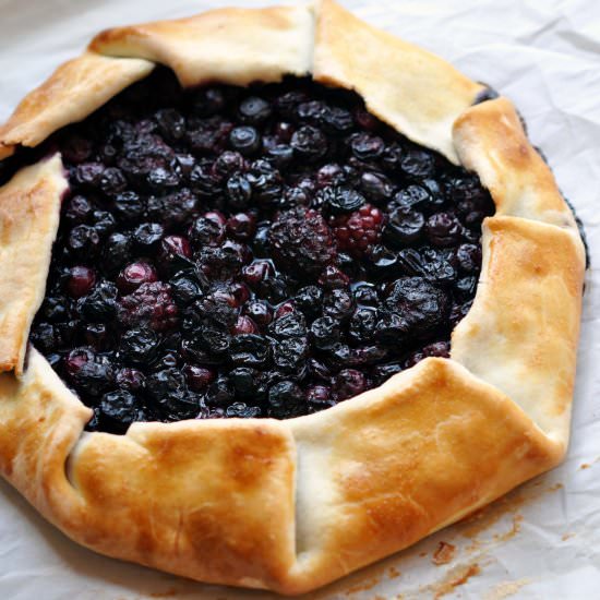 Blueberry & Blackberry Galette