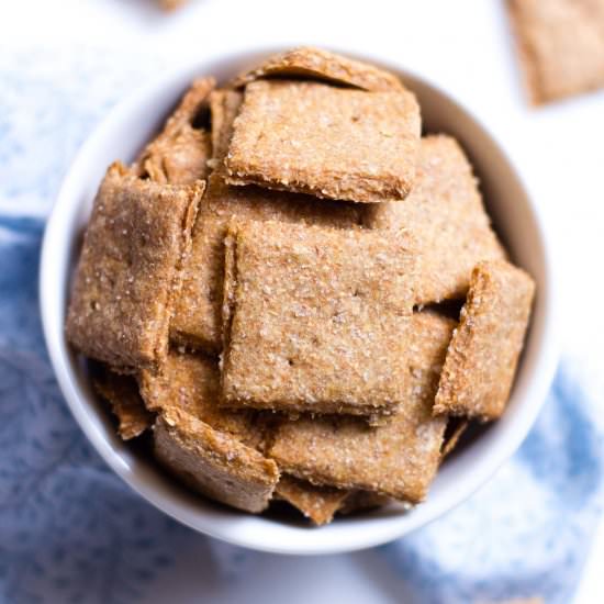 Homemade Wheat Thins
