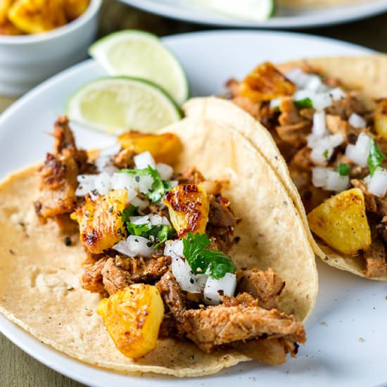 Crockpot Tacos al Pastor