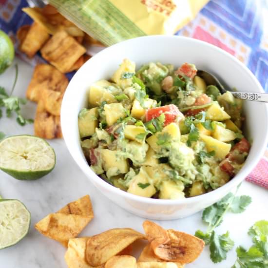 Easy Mango Guacamole