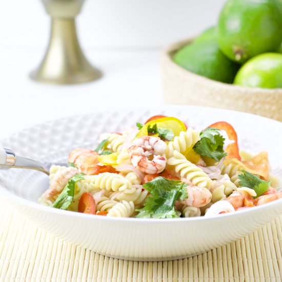 Ceviche with Quinoa Pasta