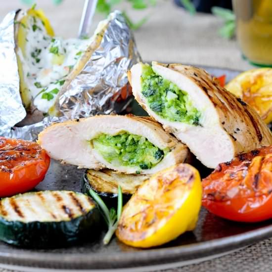 Chicken Breasts Stuffed with Pesto