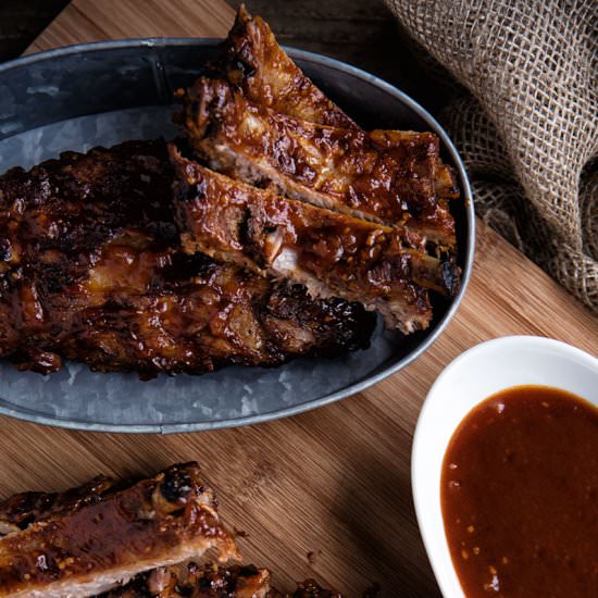 Maple-Barbecue Ribs