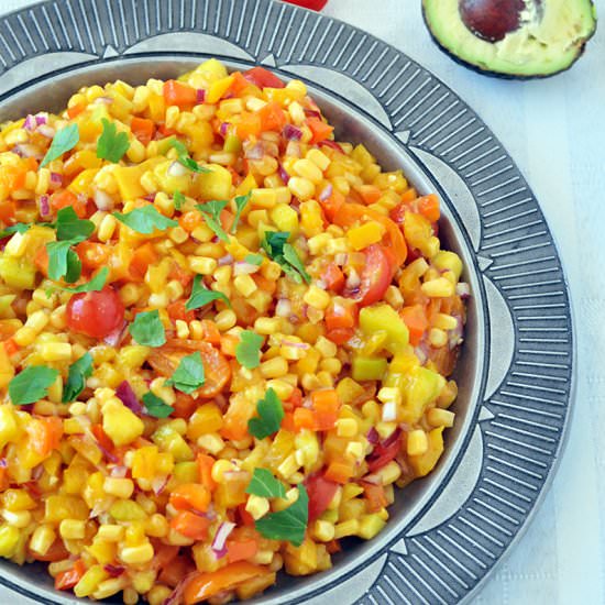 Fresh Corn and Mango Salad