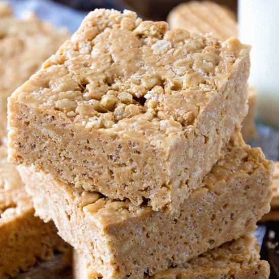 Nutter Butter Rice Krispie Bars